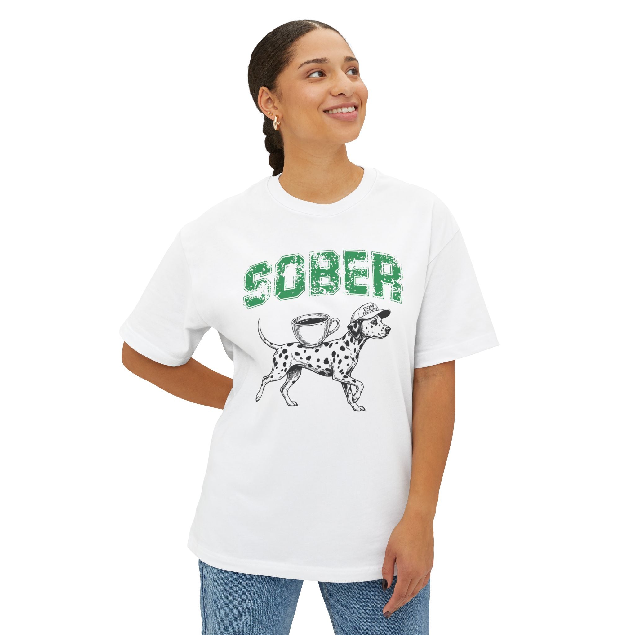 Sober Dalmatian Tee — Recovery Support Graphic T-Shirt