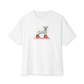 Dalmatian "I Am Cool Dog" Tee — Oversized Boxy Dog Lover Shirt