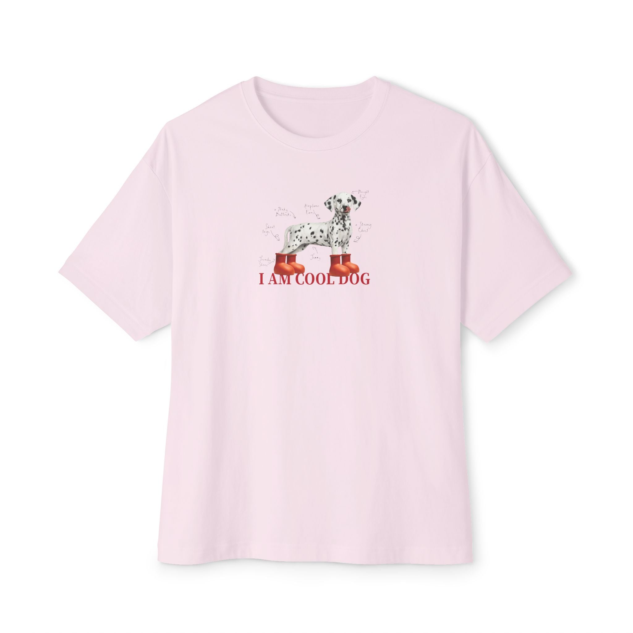 Dalmatian 'I Am Cool Dog' Boxy Tee