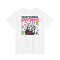 Professional Overthinker T‑Shirt — Funny Dog Graphic Tee for Anxious Thinkers