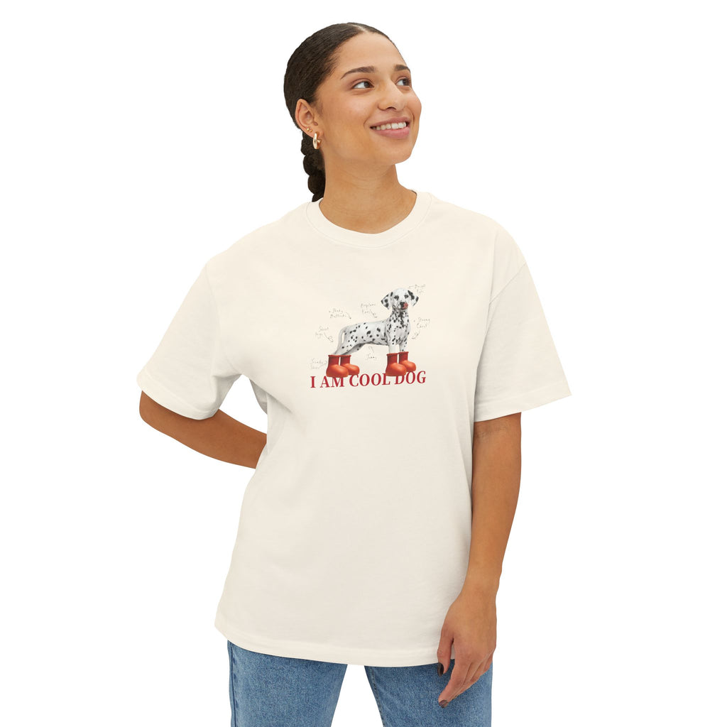 Dalmatian 'I Am Cool Dog' Boxy Tee