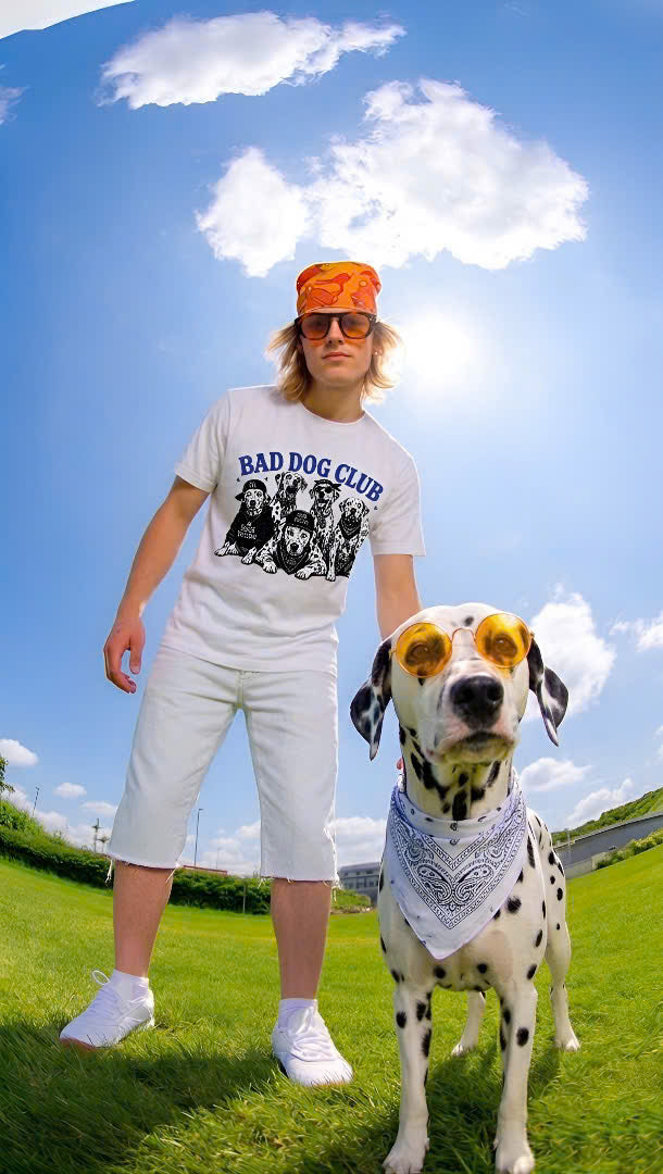 Bad Dog Club T‑Shirt — Funny Graphic Tee for Dog Lovers