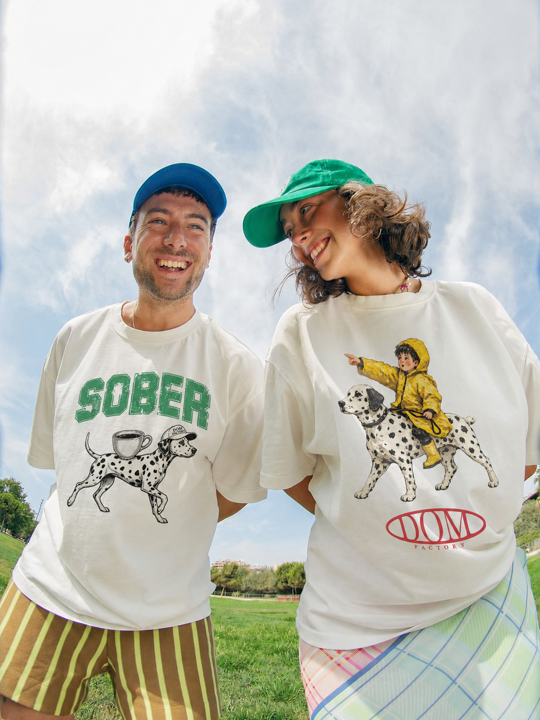 Sober Dalmatian Tee — Funny Recovery Dog Graphic T-Shirt