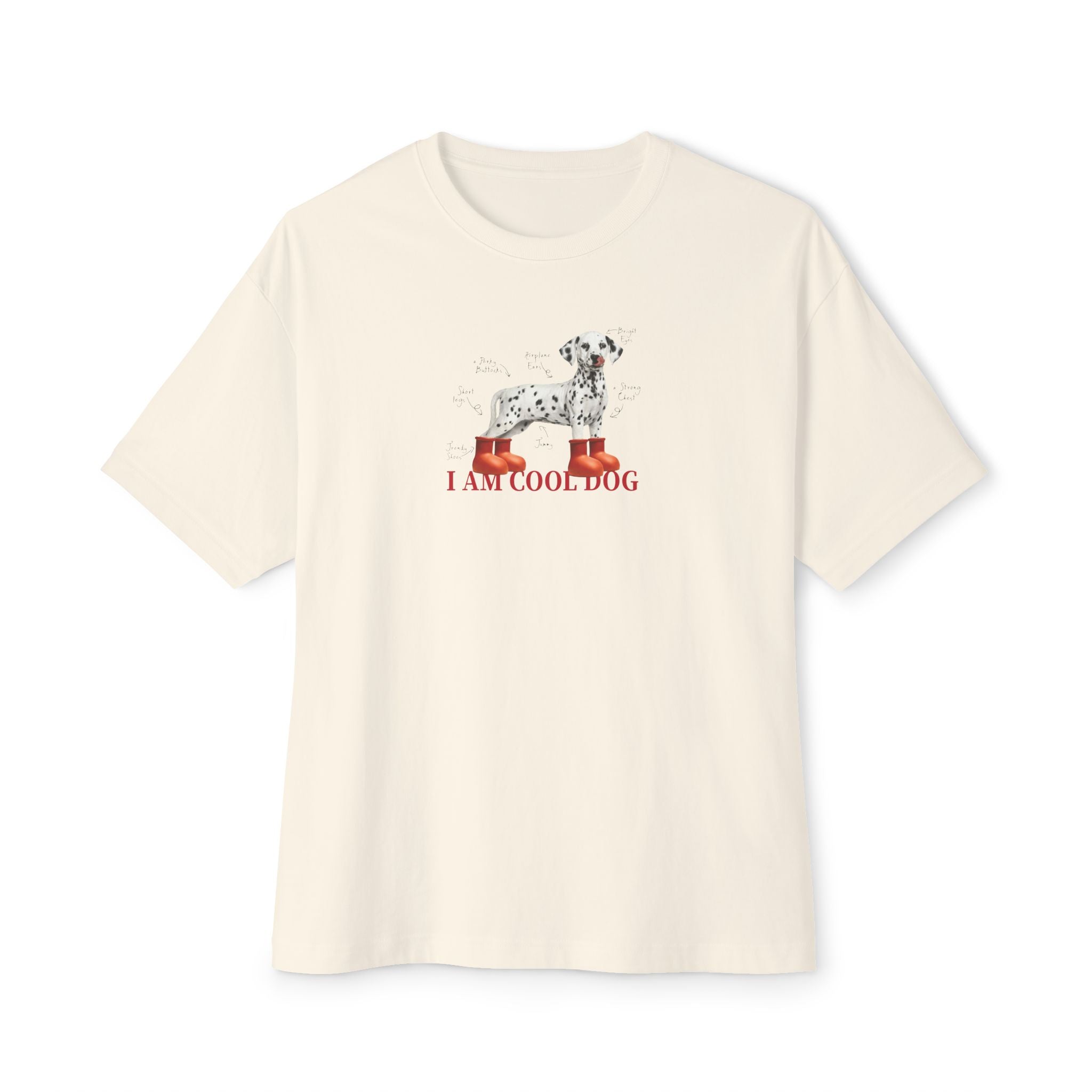 Dalmatian 'I Am Cool Dog' Boxy Tee