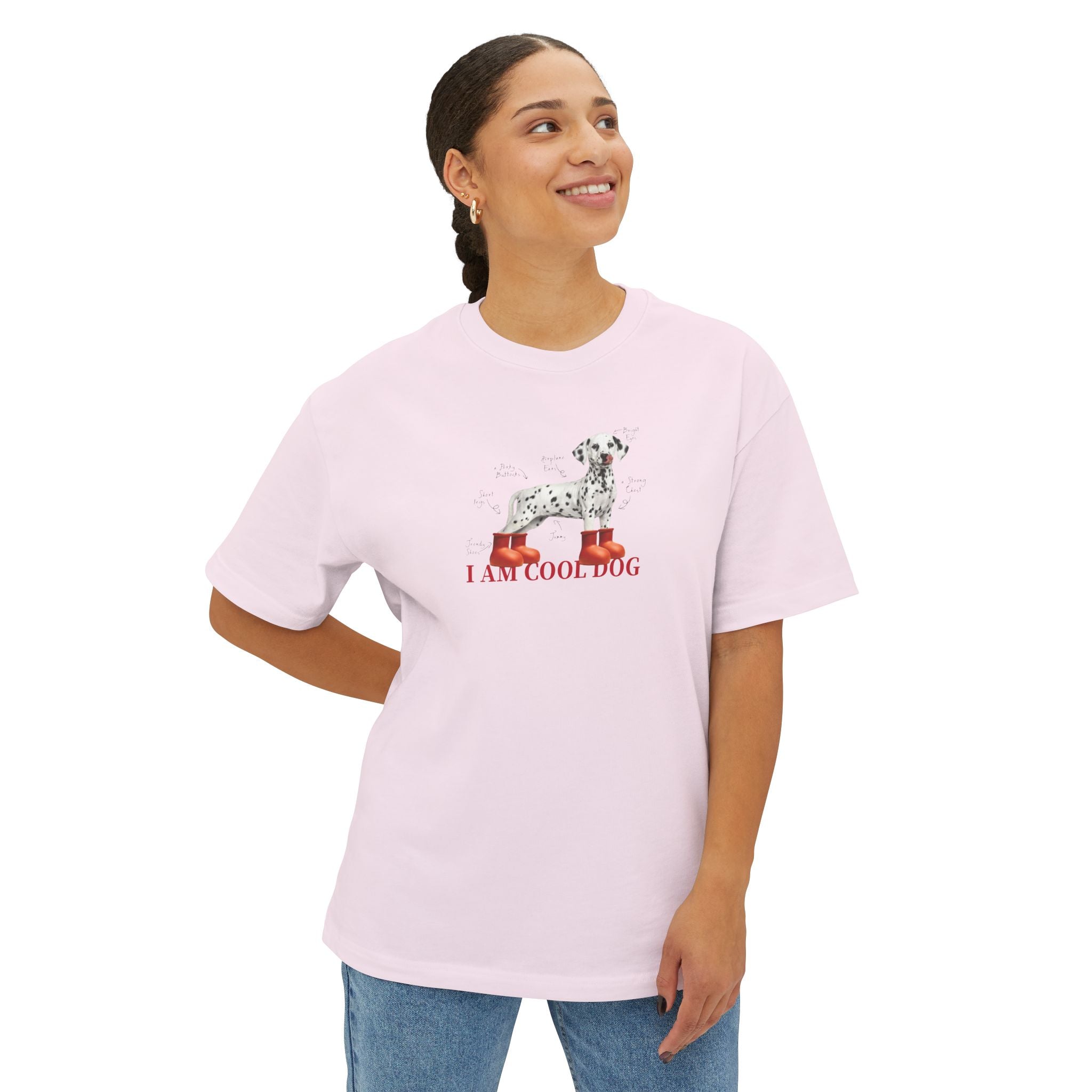 Dalmatian 'I Am Cool Dog' Boxy Tee