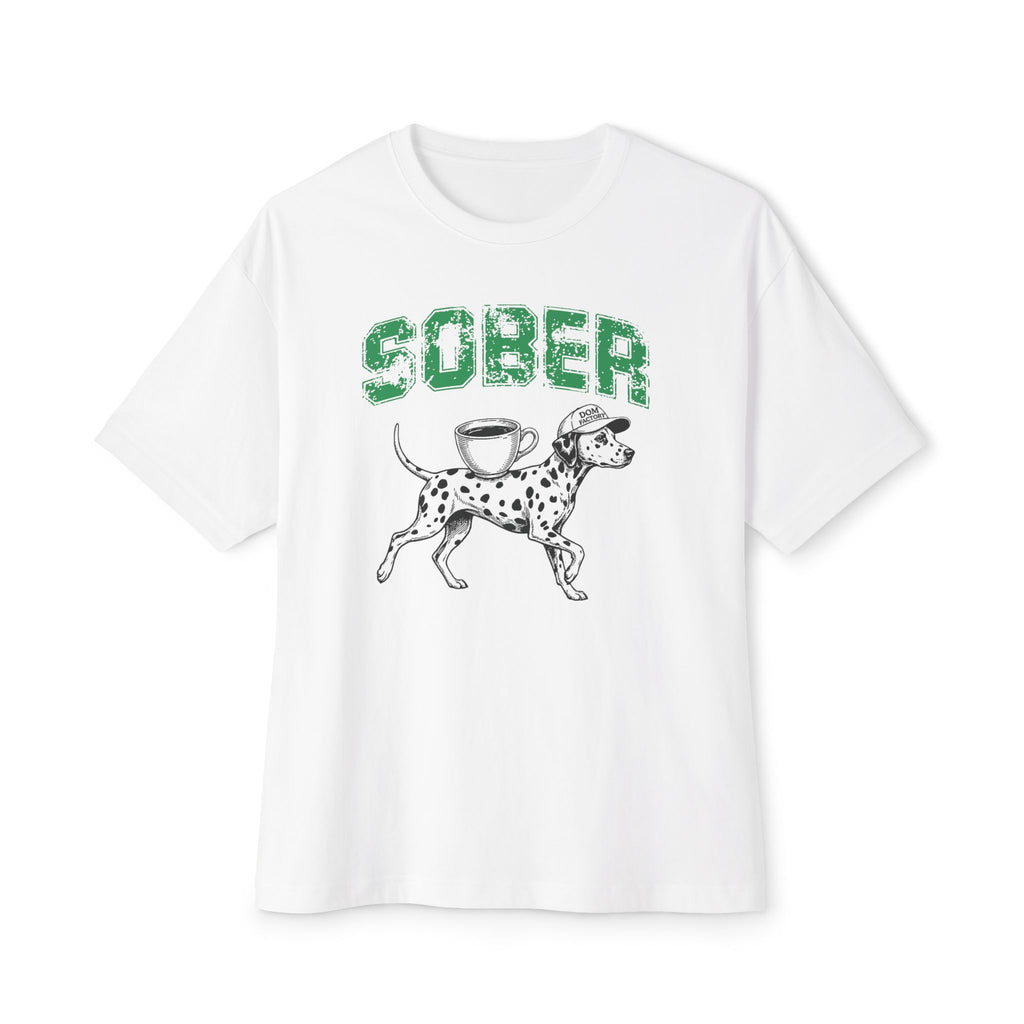 Sober Dalmatian Tee — Recovery Support Graphic T-Shirt