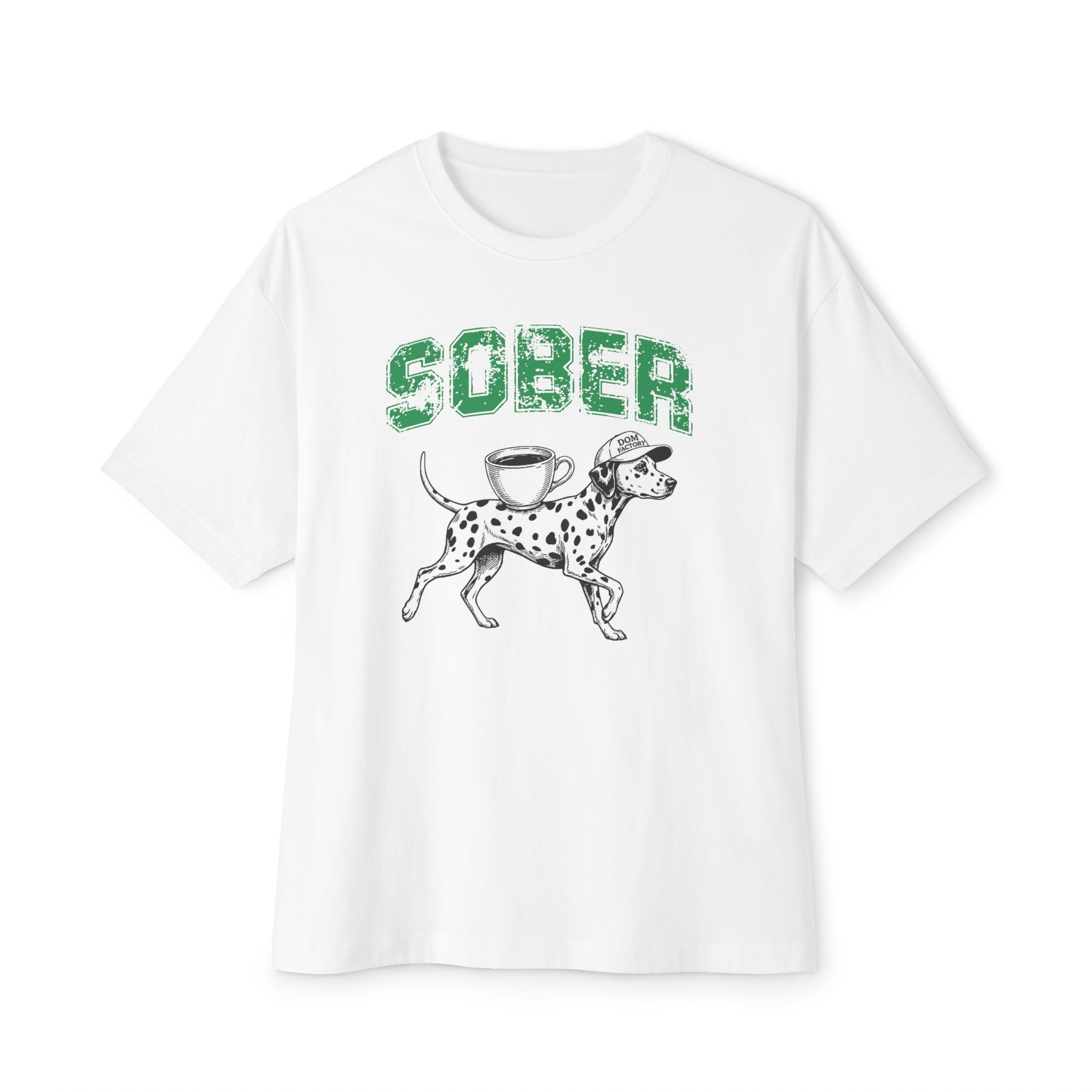Sober Dalmatian Tee — Recovery Support Graphic T-Shirt