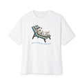 Boxy Tee — Lazy Dalmatian on Lounge Chair “Relax More Worry Less”