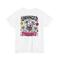Graphic Tee — “Unhinged But Friendly” Cute Crazy Dog Design