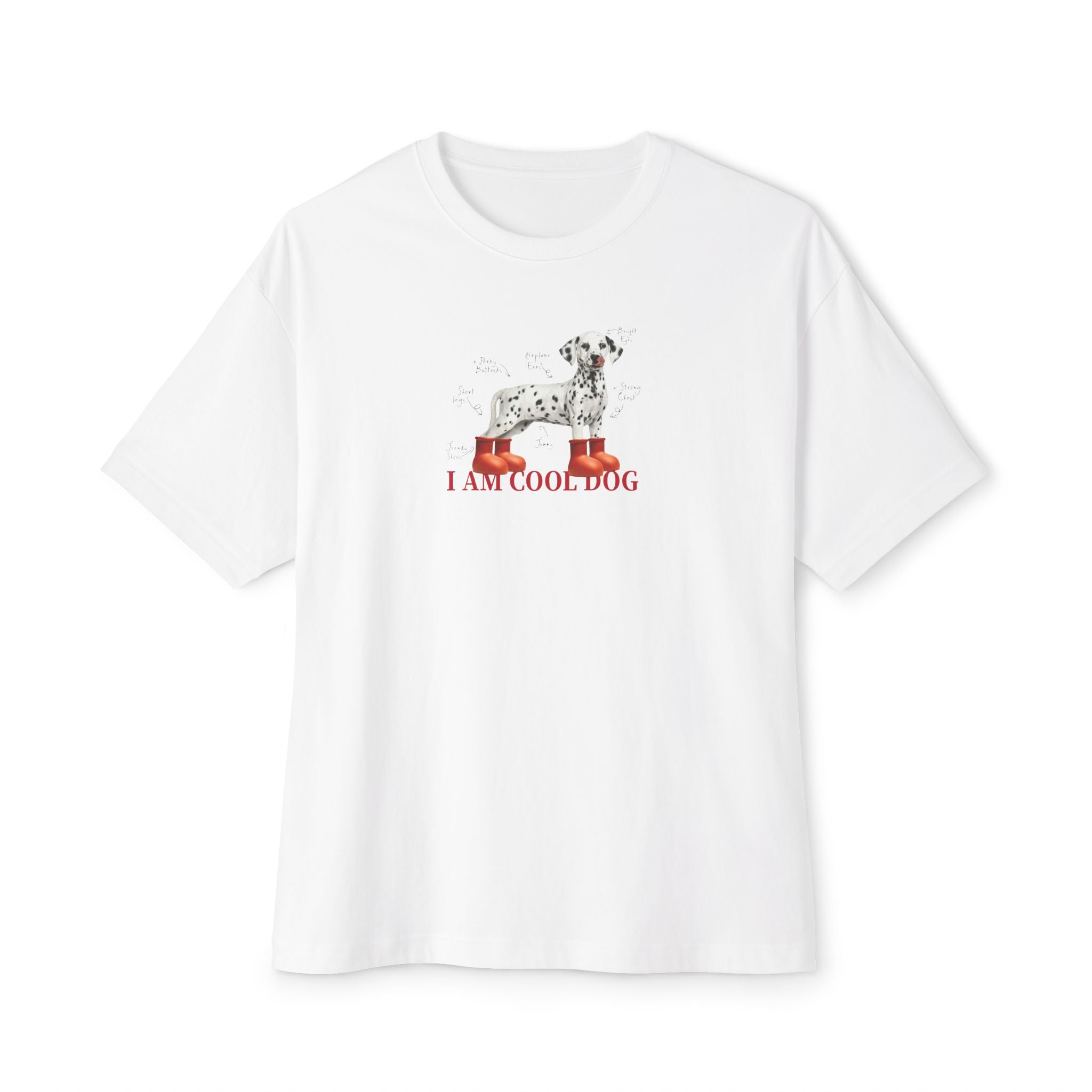 Dalmatian 'I Am Cool Dog' Boxy Tee
