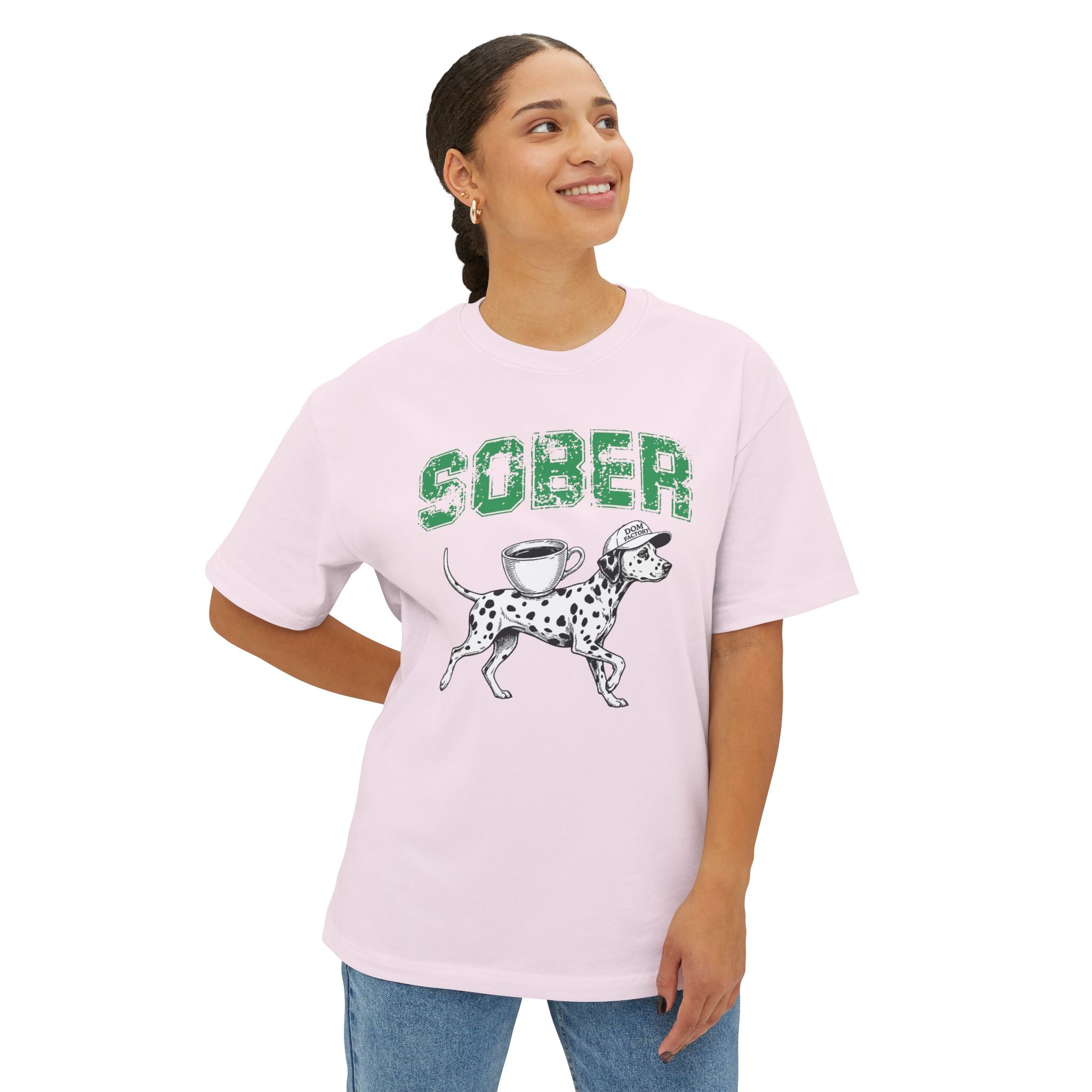 Sober Dalmatian Tee — Recovery Support Graphic T-Shirt
